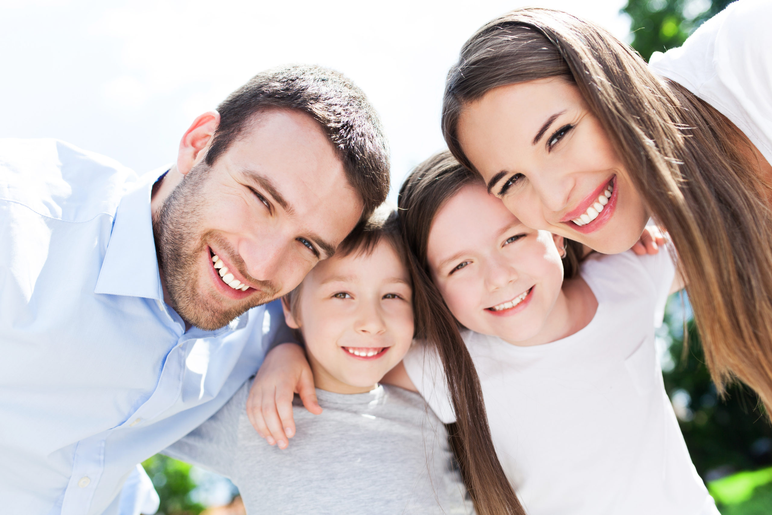 Happy family with royal aire